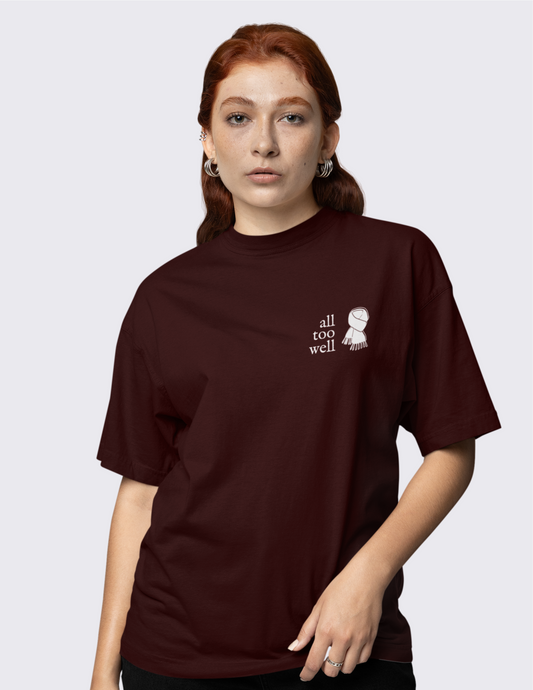 Embroidered All Too Well - Taylor Swift Unisex Oversized Tees