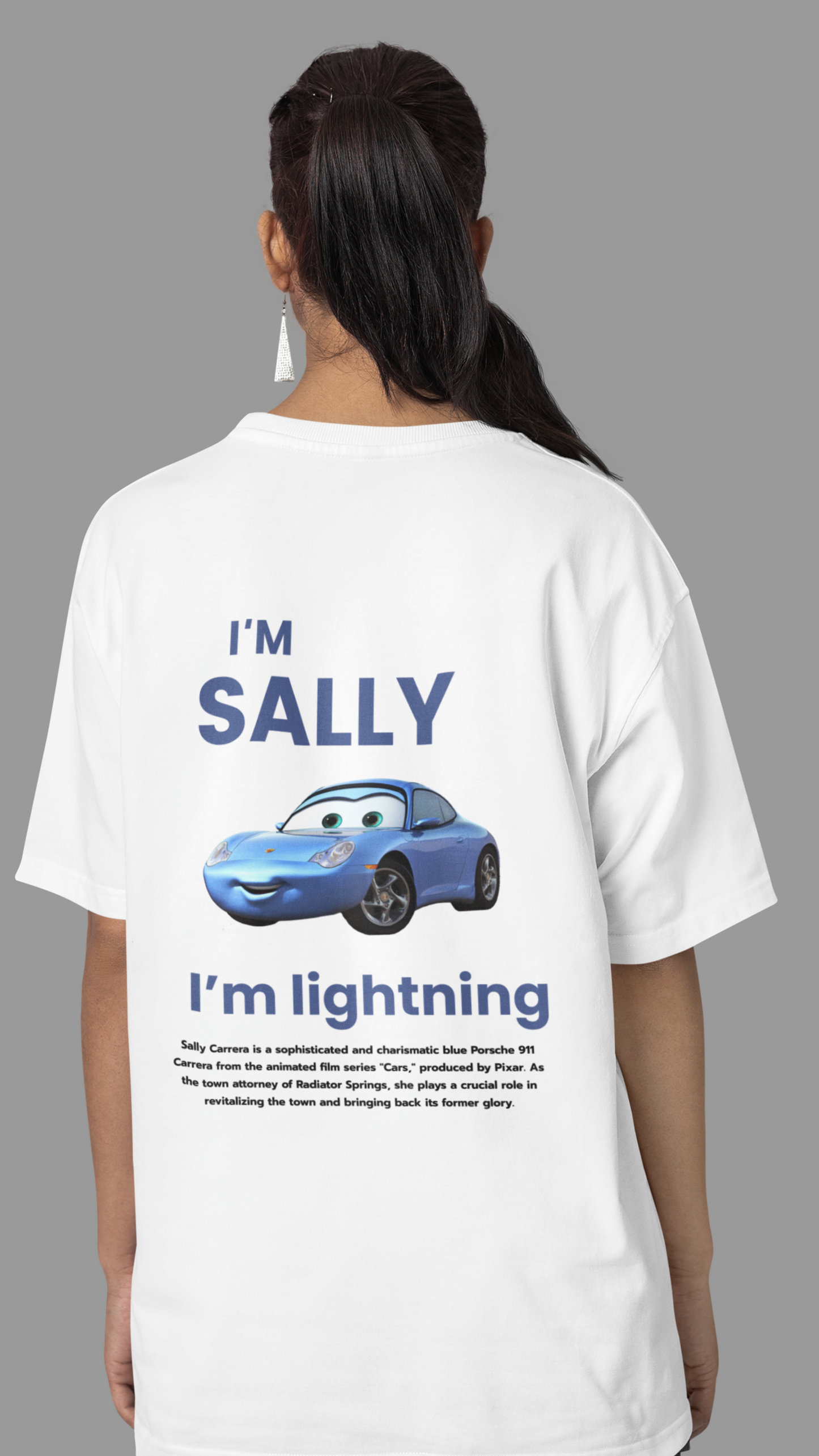 Sally from Cars - Oversized Fit Tee