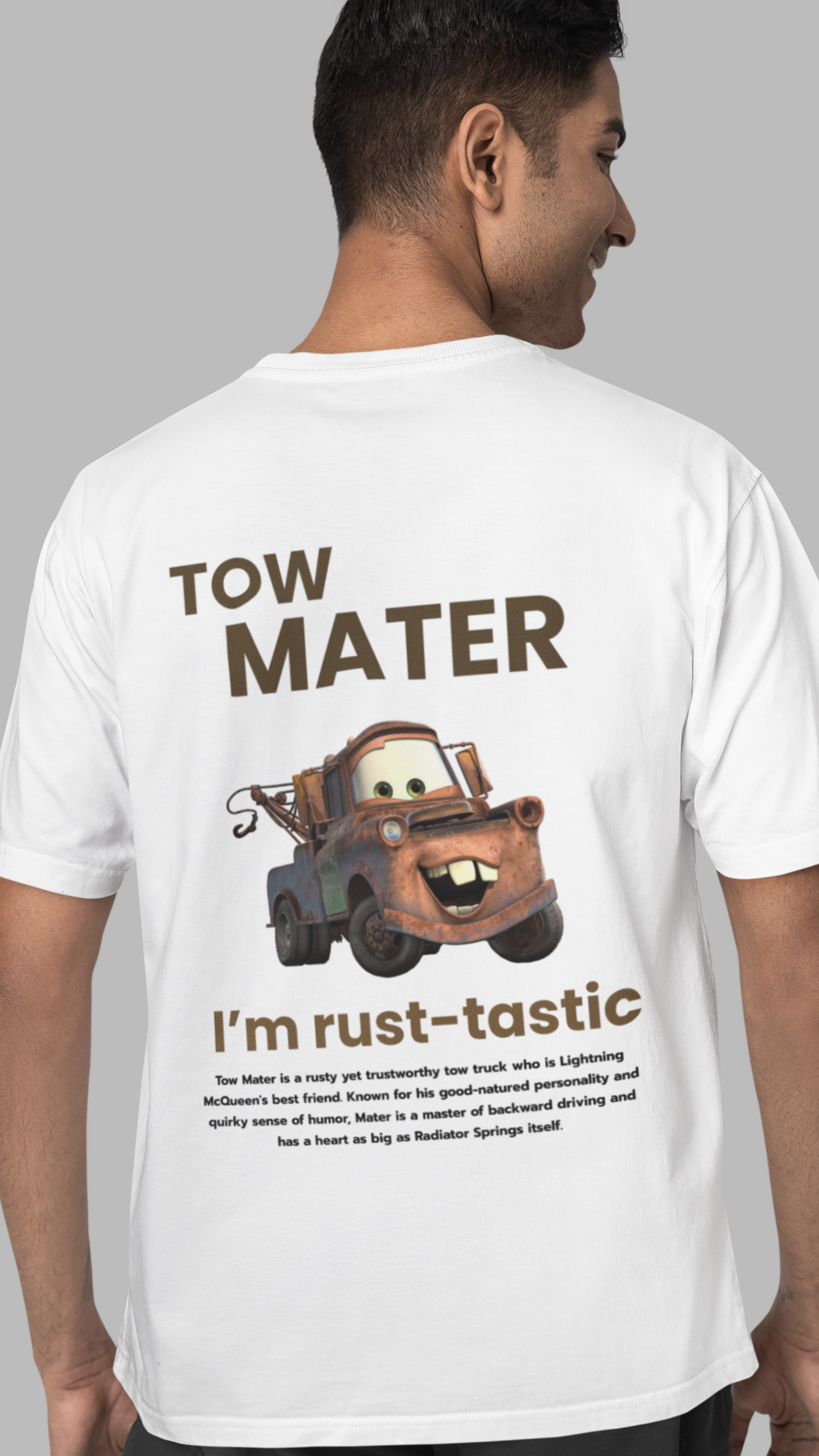 Tow Mater from Cars - Oversized Fit Tee