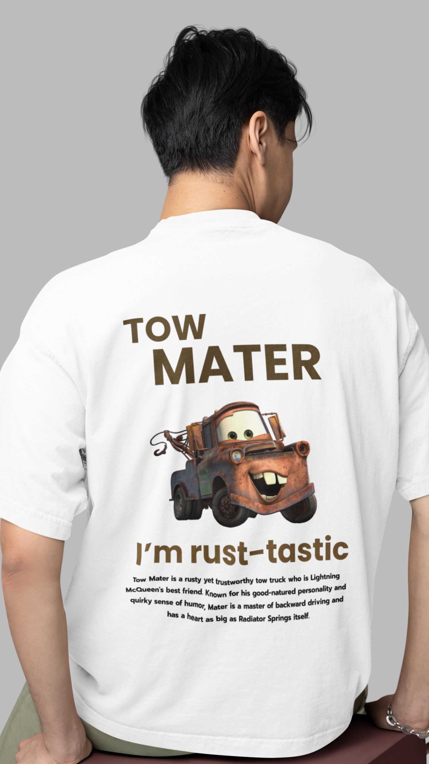 Tow Mater from Cars - Oversized Fit Tee