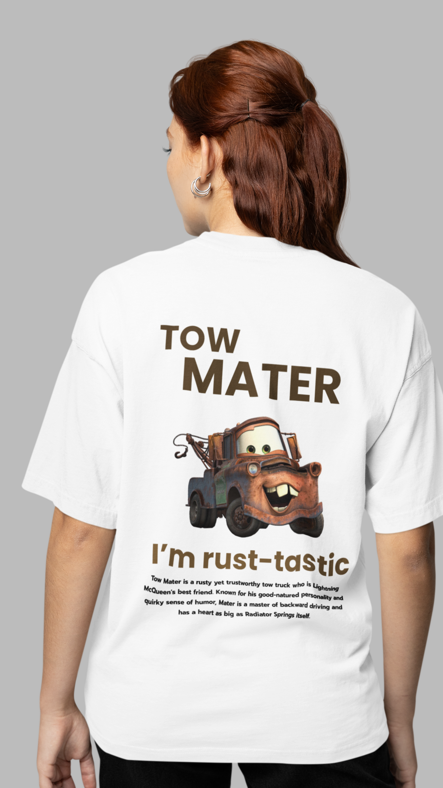 Tow Mater from Cars - Oversized Fit Tee