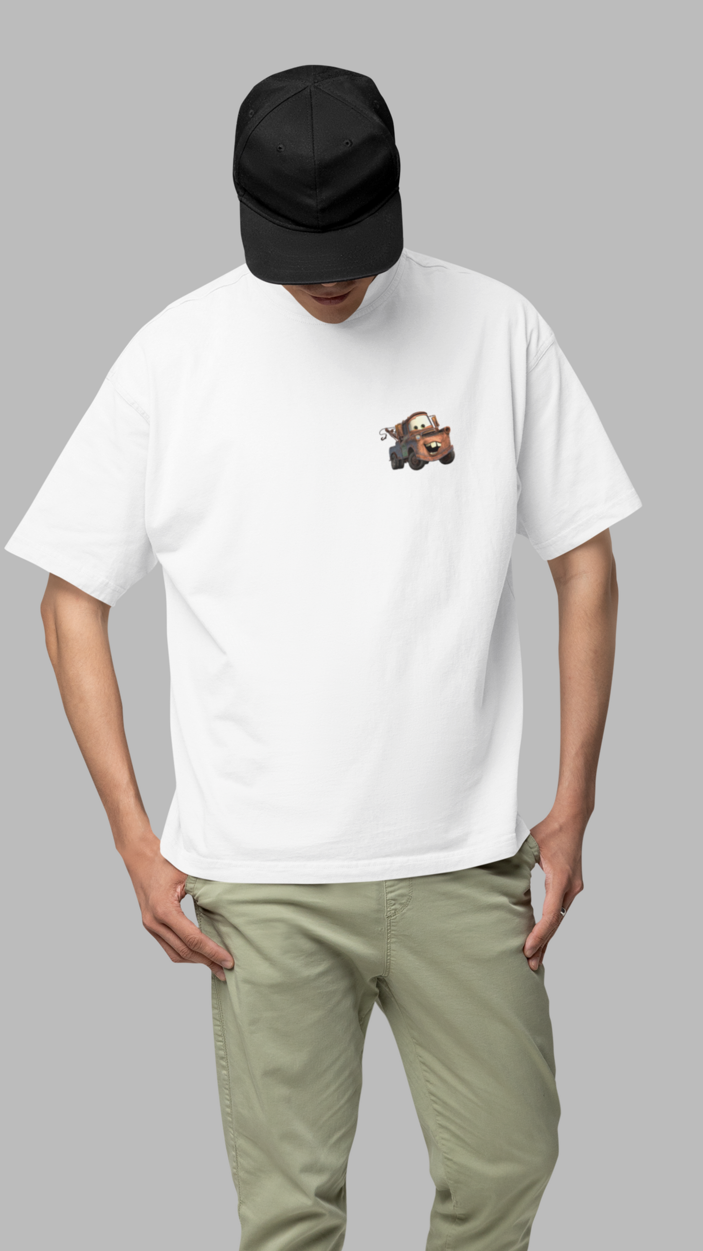 Tow Mater from Cars - Oversized Fit Tee